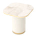 AICO Furniture - Gineverra End Table in Ivory/Gold - LFR-GNVA202-839 - GreatFurnitureDeal