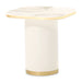 AICO Furniture - Gineverra End Table in Ivory/Gold - LFR-GNVA202-839 - GreatFurnitureDeal