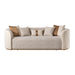 AICO Furniture - Gineverra 3 Piece Bouclé Living Room Set in Ivory/Gold - LFR-GNVA815-825-835-BSC-839 - GreatFurnitureDeal