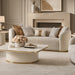 AICO Furniture - Gineverra 3 Piece Bouclé Living Room Set in Ivory/Gold - LFR-GNVA815-825-835-BSC-839 - GreatFurnitureDeal
