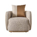 AICO Furniture - Gineverra Bouclé Accent Chair in Ivory/Gold - LFR-GNVA835-BSC-839 - GreatFurnitureDeal
