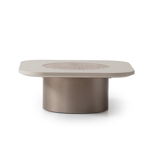 AICO Furniture - Mod Dream Short Cocktail Table in Rich Champagne - LFR-MDRM204-142 - GreatFurnitureDeal