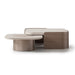AICO Furniture - Mod Dream Short Cocktail Table in Rich Champagne - LFR-MDRM204-142 - GreatFurnitureDeal