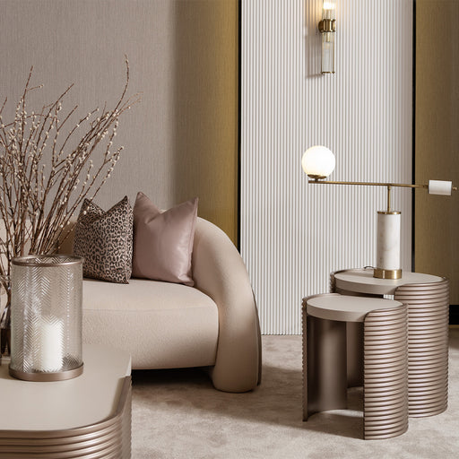 AICO Furniture - Mod Dream Nesting Tables in Rich Champagne - LFR-MDRM224-142 - GreatFurnitureDeal