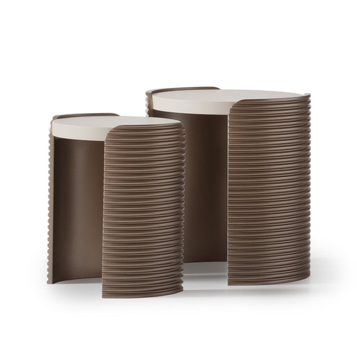 AICO Furniture - Mod Dream Nesting Tables in Rich Champagne - LFR-MDRM224-142 - GreatFurnitureDeal