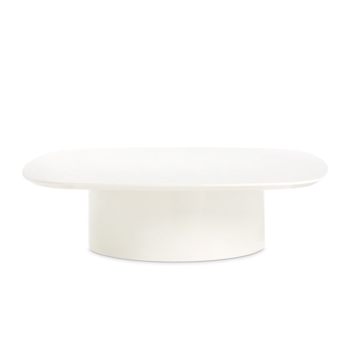 AICO Furniture - Le Montreaux Cocktail Table in Cloud White - LFR-MTRX201K-108