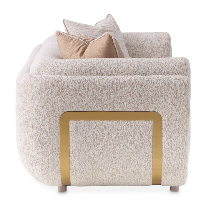 AICO Furniture - Savannah Breeze Loveseat in Bright Gold - LFR-SBRZ825-CSM-806 - GreatFurnitureDeal