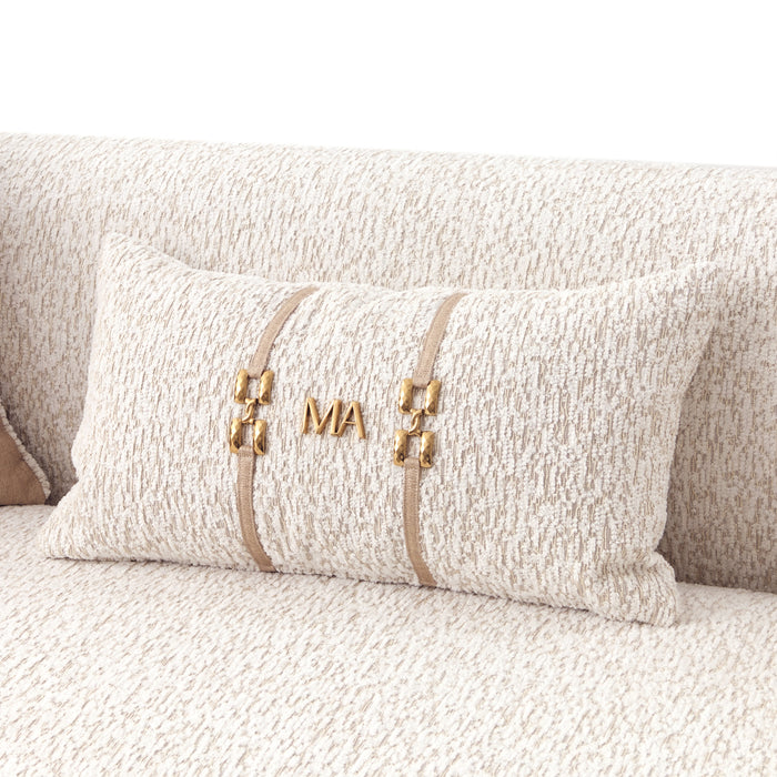 AICO Furniture - Savannah Breeze Loveseat in Bright Gold - LFR-SBRZ825-CSM-806 - GreatFurnitureDeal