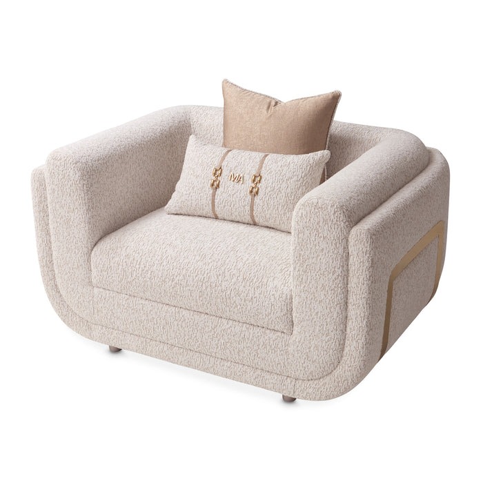 AICO Furniture - Savannah Breeze Matching Chair in Bright Gold - LFR-SBRZ835-CSM-806 - GreatFurnitureDeal