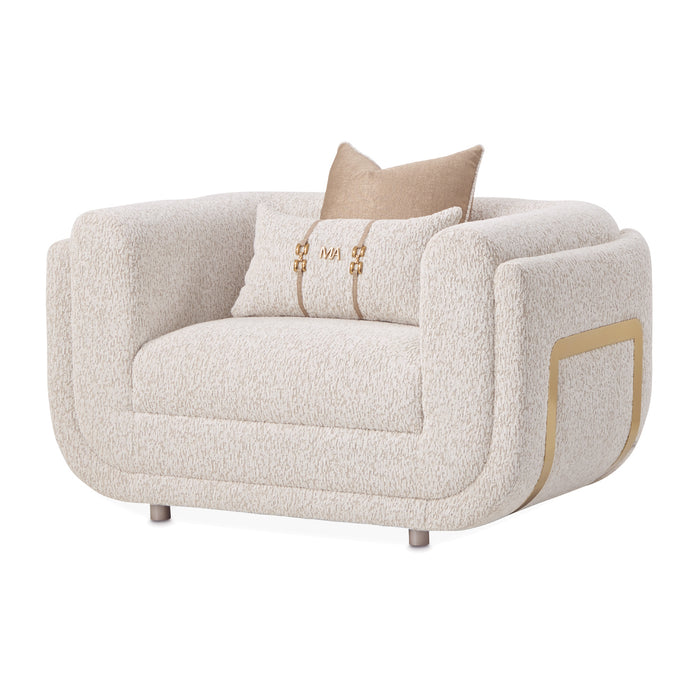 AICO Furniture - Savannah Breeze Matching Chair in Bright Gold - LFR-SBRZ835-CSM-806 - GreatFurnitureDeal