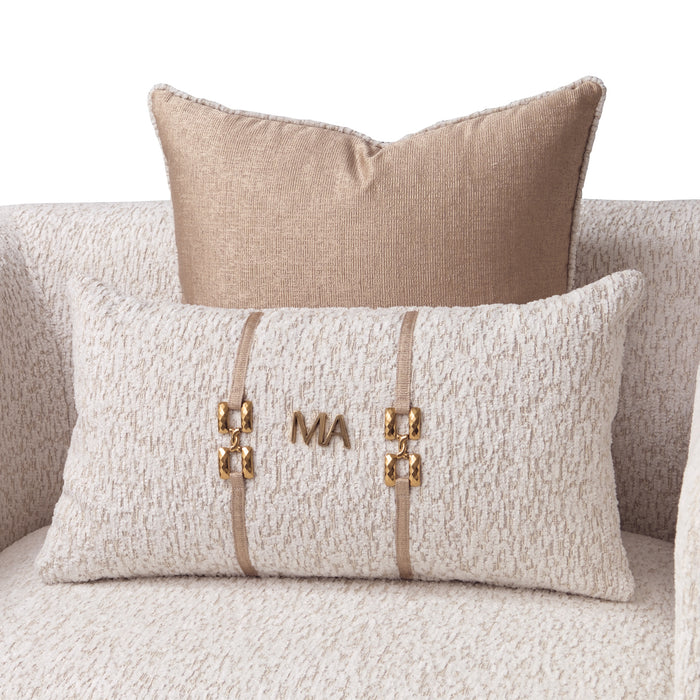 AICO Furniture - Savannah Breeze Matching Chair in Bright Gold - LFR-SBRZ835-CSM-806 - GreatFurnitureDeal