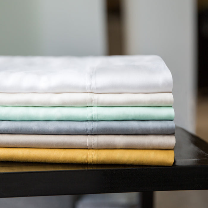 Malouf - Botanical Sheet Set With Tencel™ Lyocell Fiber - GreatFurnitureDeal