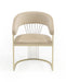 VIG Furniture - Modrest Linda Modern Beige Velvet and Gold Dining Chair (Set of 2) - VGZA-Y429-BEI-DC - GreatFurnitureDeal