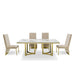VIG Furniture - Modrest Loomis - White Marble & Gold Dining Table - VGZAT1301 - GreatFurnitureDeal