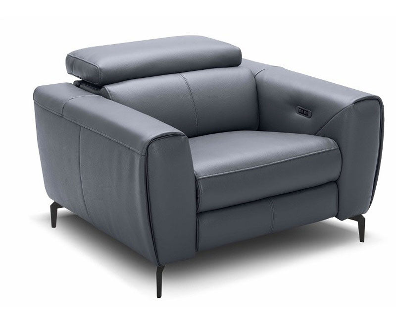 J&M Furniture - Lorenzo Motion Chair in Blue-Grey - 188241-C-BLUE-GREY - GreatFurnitureDeal
