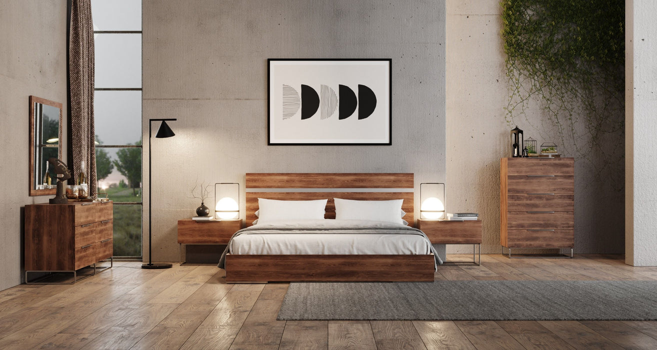 VIG Furniture - Nova Domus Lorenzo Italian Modern Light Oak Eastern King Bed - VGACLORENZO-BED-EK - GreatFurnitureDeal