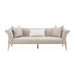 AICO Furniture - Yvette"Sofa Porcini"Medium Champagne - LRU-YVTE815-PCI-136 - GreatFurnitureDeal