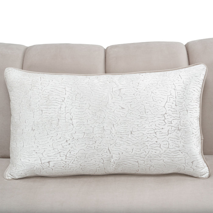 AICO Furniture - Yvette"Sofa Porcini"Medium Champagne - LRU-YVTE815-PCI-136 - GreatFurnitureDeal
