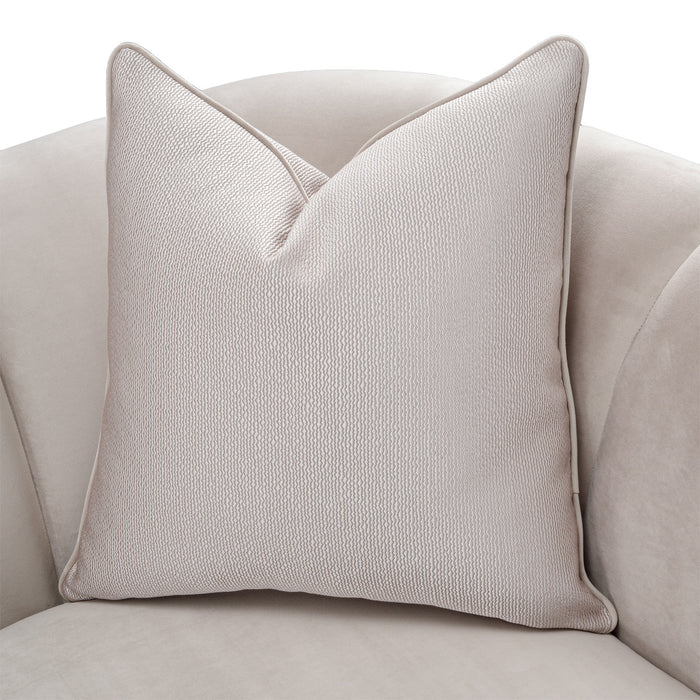 AICO Furniture - Yvette"Sofa Porcini"Medium Champagne - LRU-YVTE815-PCI-136 - GreatFurnitureDeal