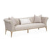 AICO Furniture - Yvette"Sofa Porcini"Medium Champagne - LRU-YVTE815-PCI-136 - GreatFurnitureDeal