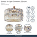 AICO Furniture - Spectra 16-Light Chandelier - Chrome - LT-CH1086CHR-16CLR - GreatFurnitureDeal