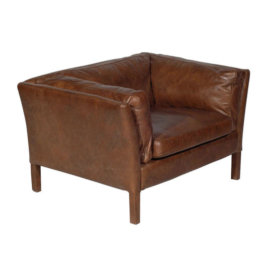 GJ Styles - Reggio 1 Seater In Old Saddle Nut - LU1190 - GreatFurnitureDeal