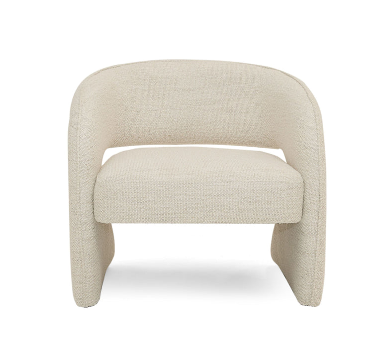 VIG Furniture - Modrest Luby Modern Cream Fabric Accent Chair - VGKK-KFA1161-BEI-CH - GreatFurnitureDeal