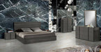 VIG Furniture - Nova Domus Lucia Italian Modern Matte Grey / Elm Grey Queen Bedroom Set - VGACLUCIA-SET-Q - GreatFurnitureDeal