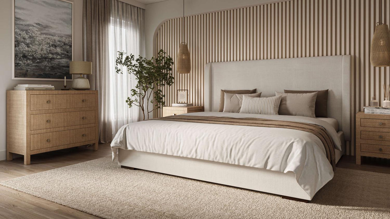 Bramble - Luxor Upholstered Bed Queen - BR-28331 - GreatFurnitureDeal