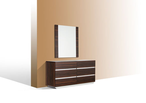 VIG Furniture - Modrest Luxor Italian Modern Ebony Mirror - VGACLUXOR-MIR-BGE - GreatFurnitureDeal