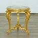 European Furniture - Luxor End Table in Gold Leaf - 68584-ET - GreatFurnitureDeal