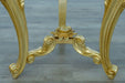 European Furniture - Luxor End Table in Gold Leaf - 68584-ET - GreatFurnitureDeal