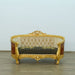 European Furniture - Luxor Loveseat in Gold Leaf Black - 68585-L - GreatFurnitureDeal