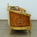 European Furniture - Luxor Sofa in Gold Leaf Black - 68585-S - GreatFurnitureDeal