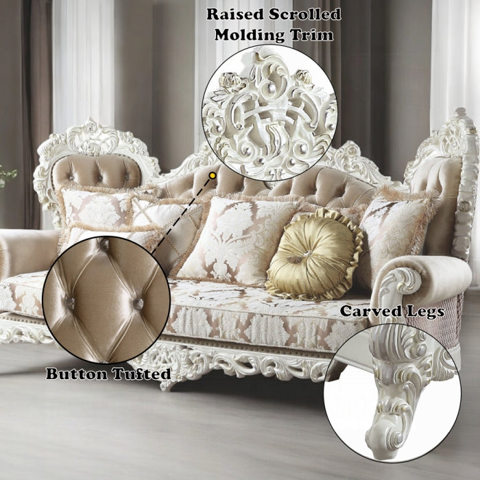 Acme Furniture - Vanaheim Sofa W/7 Pillows - LV00803 - GreatFurnitureDeal