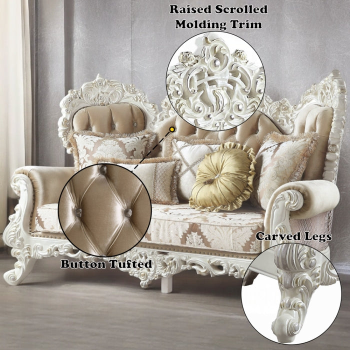 Acme Furniture - Vanaheim Loveseat W/5 Pillows - LV00804 - GreatFurnitureDeal