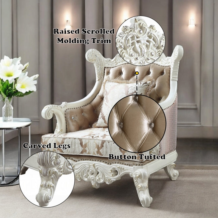 Acme Furniture - Vanaheim Chair W/Pillow - LV00805 - GreatFurnitureDeal