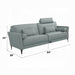 Acme Furniture - Tussio Sofa W/5 Pillows - LV00946 - GreatFurnitureDeal