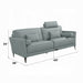 Acme Furniture - Tussio Loveseat W/5 Pillows - LV00947 - GreatFurnitureDeal