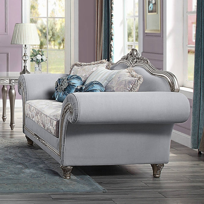 Acme Furniture - Pelumi Loveseat W/5 Pillows - LV01113 - GreatFurnitureDeal