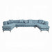 Acme Furniture - Zerah Sectional Sofa W/7 Pillows - LV01161 - GreatFurnitureDeal