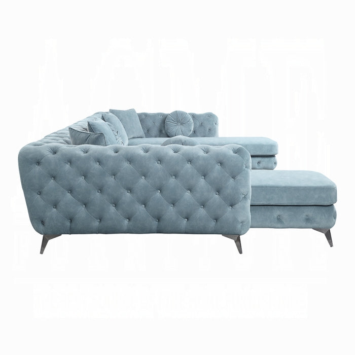 Acme Furniture - Zerah Sectional Sofa W/7 Pillows - LV01161 - GreatFurnitureDeal