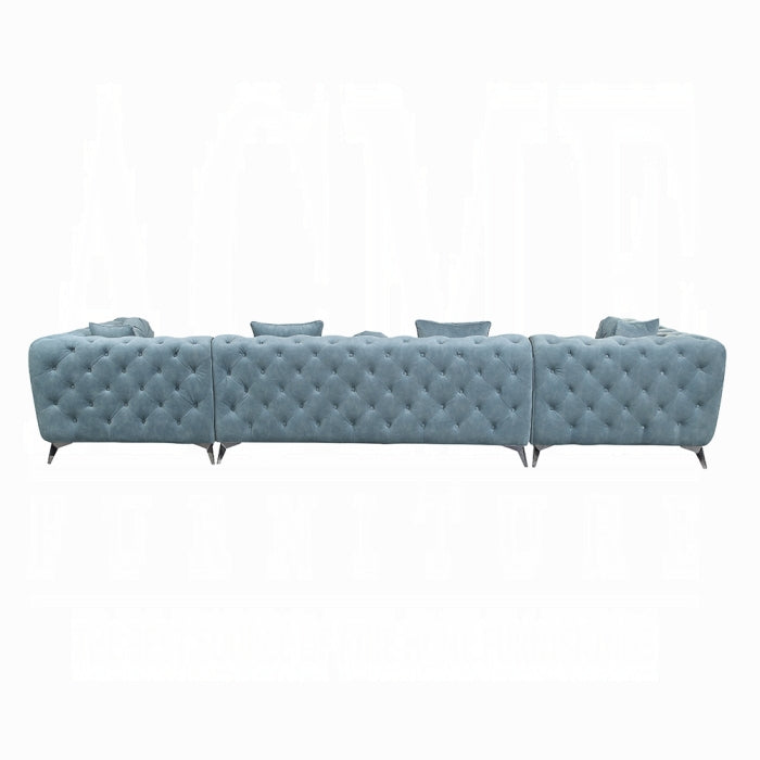 Acme Furniture - Zerah Sectional Sofa W/7 Pillows - LV01161 - GreatFurnitureDeal