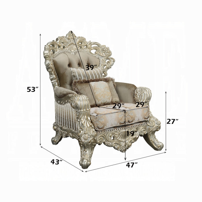 Acme Furniture - Sorina Chair W/2 Pillows - LV01207 - GreatFurnitureDeal