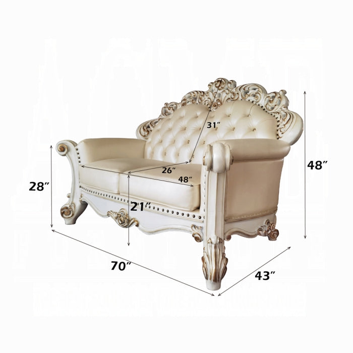 Acme Furniture - Vendome Loveseat W/3 Pillows - LV01325 - GreatFurnitureDeal