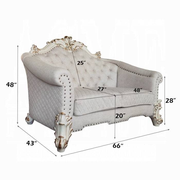 Acme Furniture - Vendome II Loveseat W/4 Pillows - LV01330 - GreatFurnitureDeal