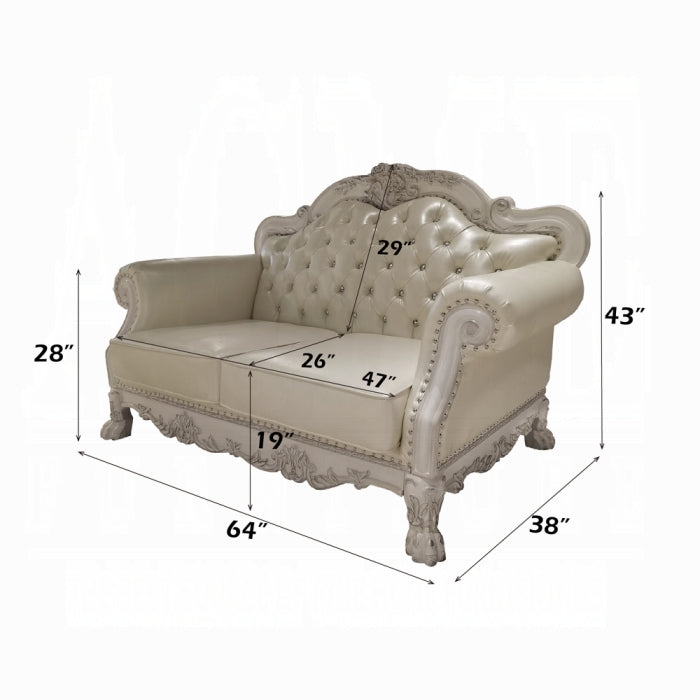 Acme Furniture - Dresden Loveseat W/3 Pillows - LV01689 - GreatFurnitureDeal