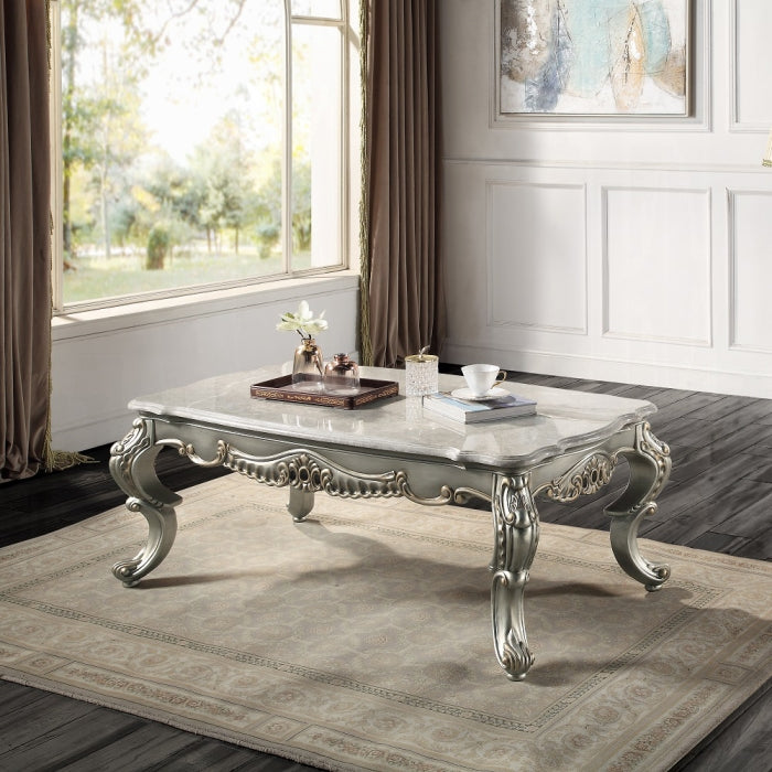 Acme Furniture - Miliani Coffee Table W/Marble Top - LV01783 - GreatFurnitureDeal