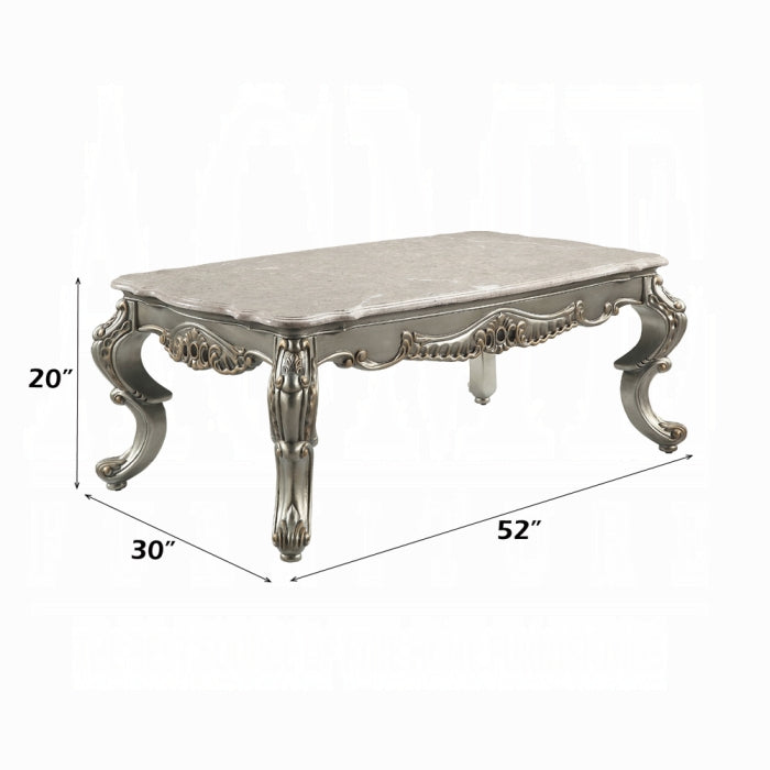 Acme Furniture - Miliani Coffee Table W/Marble Top - LV01783 - GreatFurnitureDeal