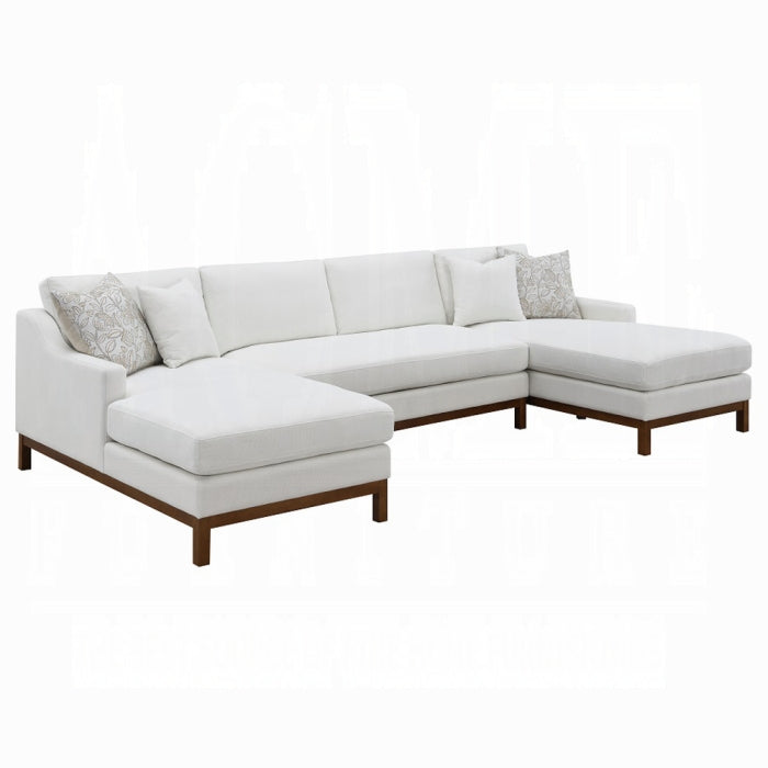 Acme Furniture - Valiant Sectional Sofa W/4 Pillows - LV01881 - GreatFurnitureDeal